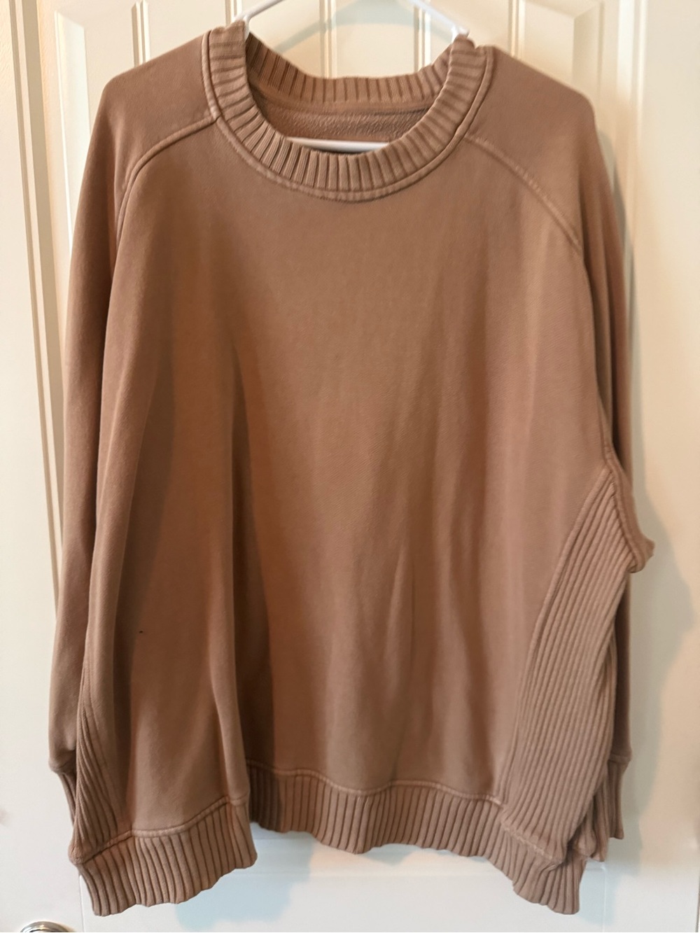aerie Taupe Crewneck Sweater